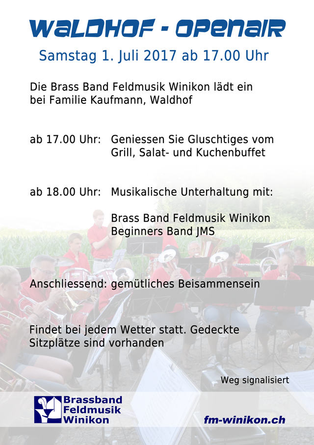 Flugblatt Waldhof OpenAir 2017