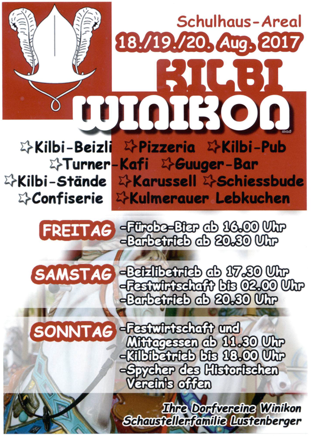 Kilbi in Winikon 2017